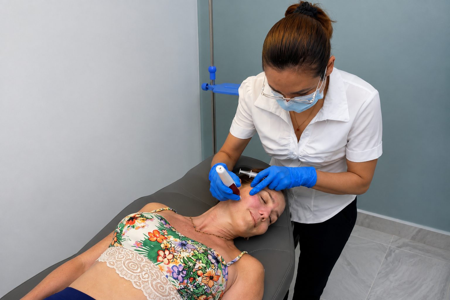Dermapen facial treatment